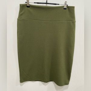 Olive Green LuLaRoe Pencil Skirt